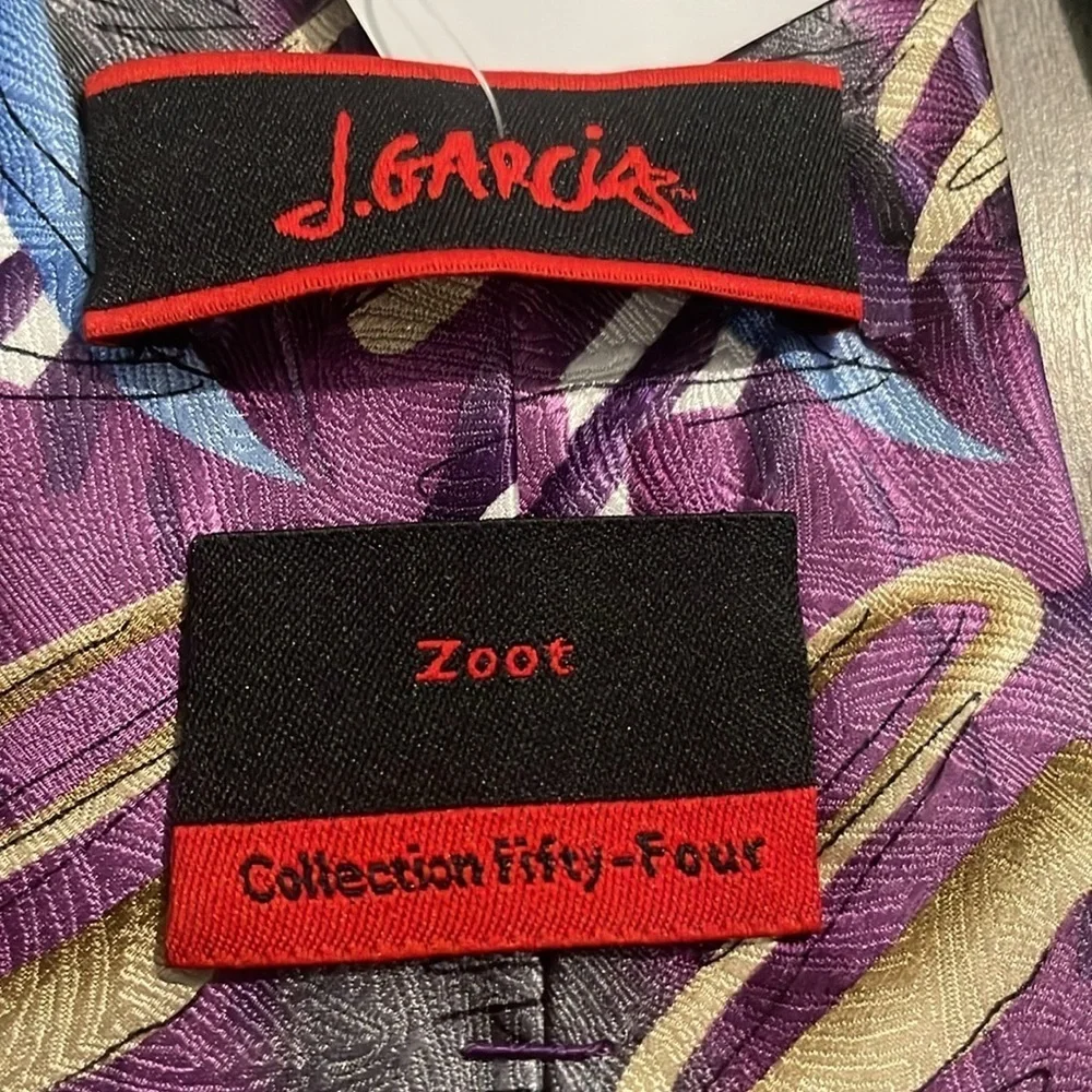 Jerry Garcia Silk Necktie Tie NEW California Mission Collection & Zoot set of 2